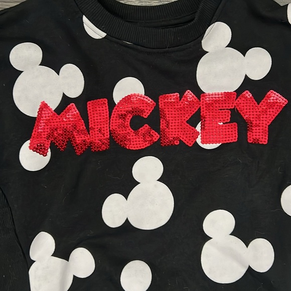 Disney, Girls XS small Mickey Mouse crew neck sweatshirt - Picture 4 of 6